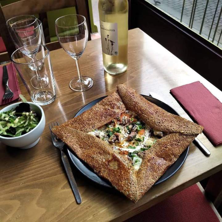 Crêpe complète restaurant Rennes